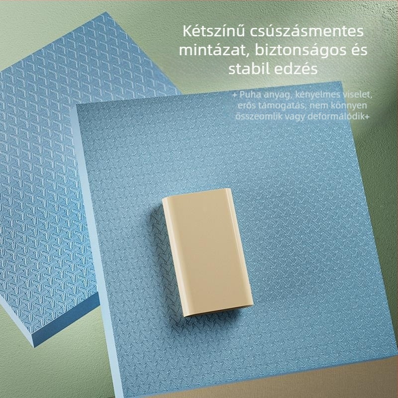 Jógamatrac TPE, tömeg 1000 g, vastagság 2,5 cm, edzéshez és testformázáshoz