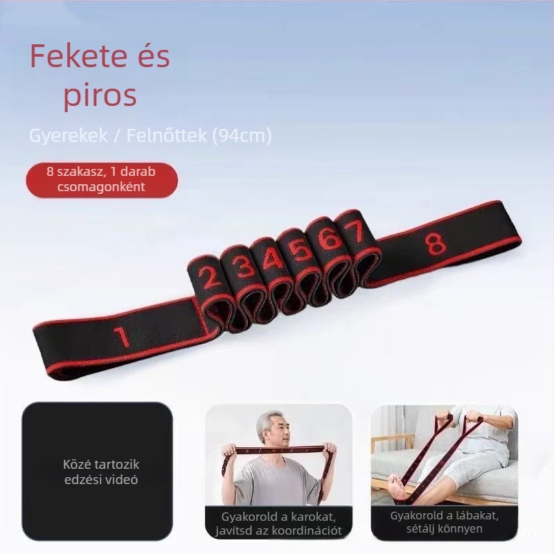 Ellenállás-szalag – rugalmas szalag rehabilitációhoz, lábizmok erősítéséhez, gyerekeknek és időseknek