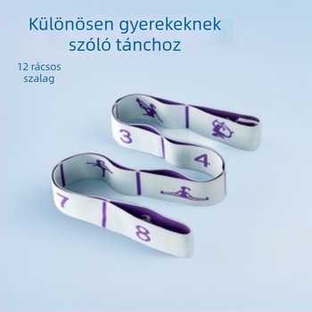 Jóga és pilateshez való elasztikus ellenállás-szalag — hátnyújtás, táncnyújtás, otthoni edzés nőknek, edzőszalag (Anyag: Egyéb; Márka: Flying sword)