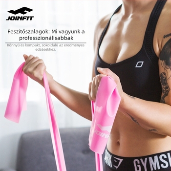 Joinfit Latex Ellenállás Szalag Jóga és Erőnléti Edzéshez – Elasztikus Szalag Gyakorlatokhoz és Nyújtásokhoz