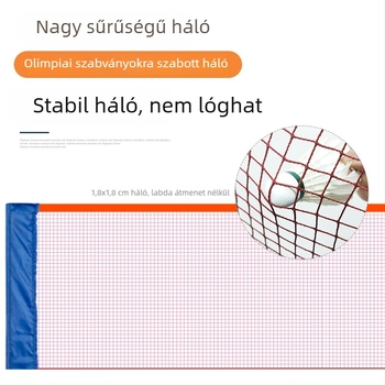 Badminton hálóállvány, összecsukható és hordozható, Mingqi Sports márka, testreszabás elérhető, alkalmas asztaliteniszhez és badmintonhoz, magánmárkák fogadhatók