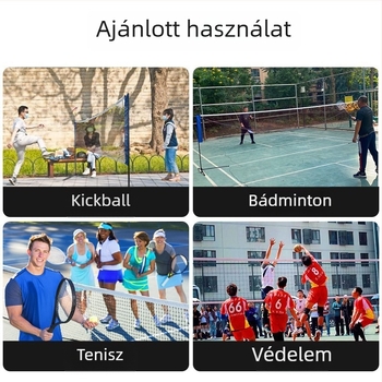 Badminton hálóállvány, összecsukható és hordozható, Mingqi Sports márka, testreszabás elérhető, alkalmas asztaliteniszhez és badmintonhoz, magánmárkák fogadhatók
