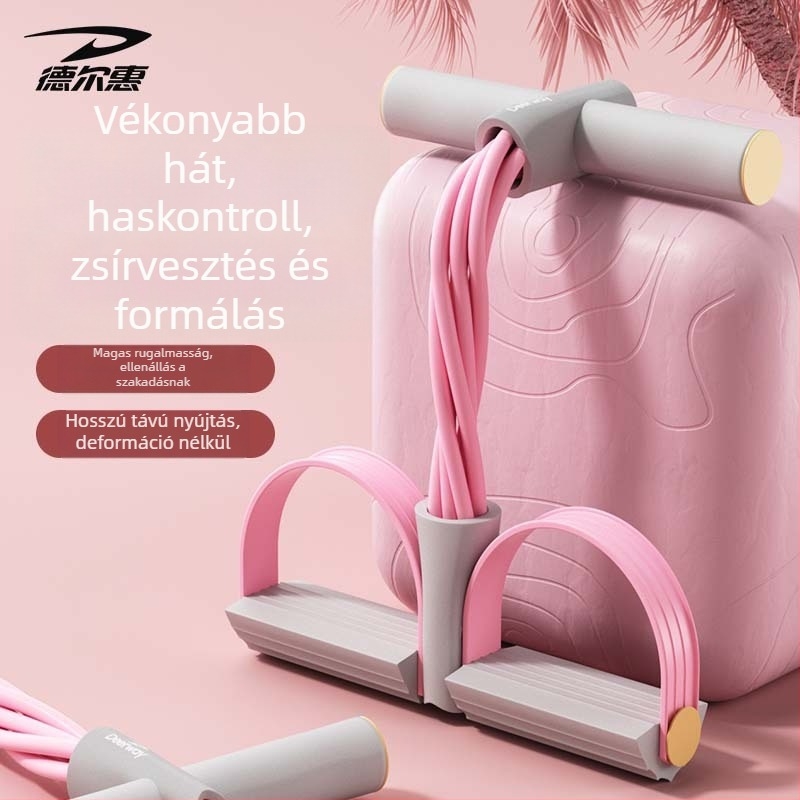 TPE anyagú feszítő eszköz hasizom-gyakorlatokhoz, lábgyakorlatokhoz és jóga-edzéshez