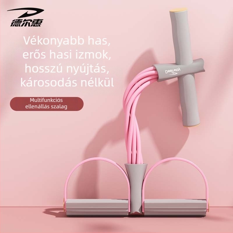 TPE anyagú feszítő eszköz hasizom-gyakorlatokhoz, lábgyakorlatokhoz és jóga-edzéshez