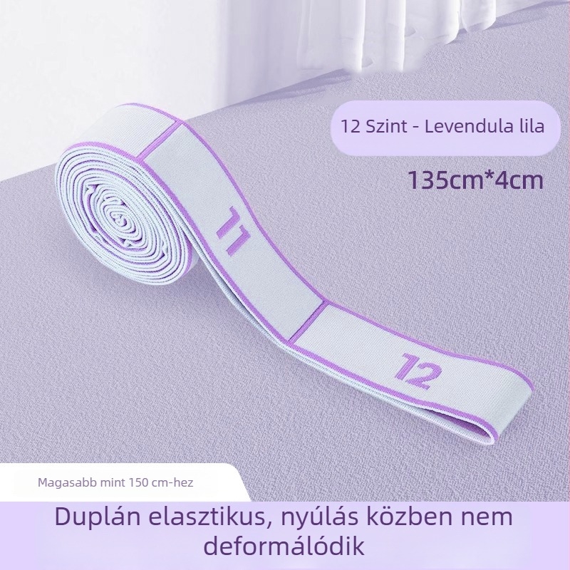 Ovanda gyermekeknek szóló balett-edzéshez tervezett elasztikus szalag, 12-szakaszos kialakítás