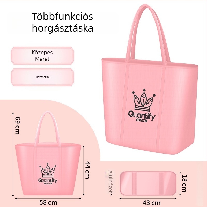 Horgász felszerelés tároló táska — Vászon, vízálló, összecsukható, hordozható