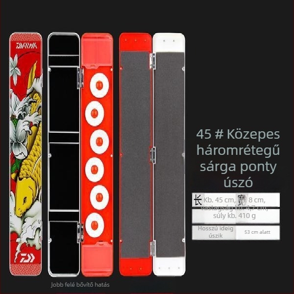 Többfunkciós Három az Egyben Úszó Doboz, Három Rétegű, Nagy Kapacitású Vonal Tárolására