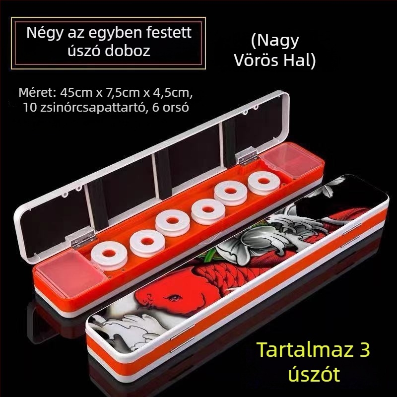 Többfunkciós Három az Egyben Úszó Doboz, Három Rétegű, Nagy Kapacitású Vonal Tárolására