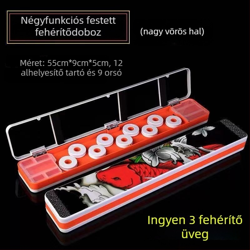 Többfunkciós Három az Egyben Úszó Doboz, Három Rétegű, Nagy Kapacitású Vonal Tárolására