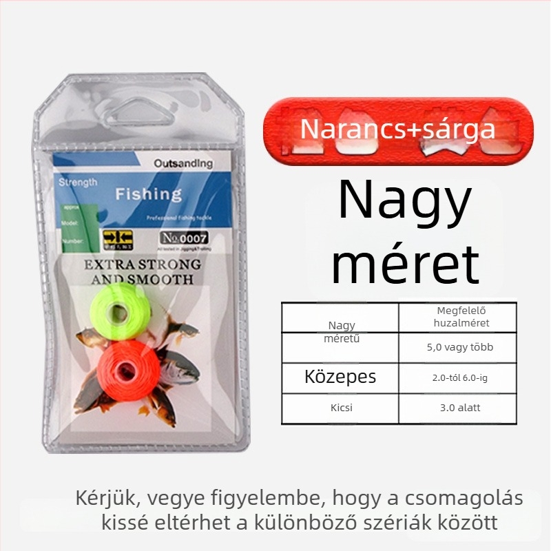 Úszós horgászkiegészítő készlet – (Márka: FISHERBON; Anyag: pamutszál; Eredet: Kína)