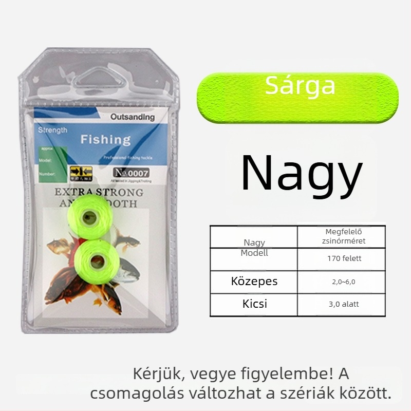 Úszós horgászkiegészítő készlet – (Márka: FISHERBON; Anyag: pamutszál; Eredet: Kína)