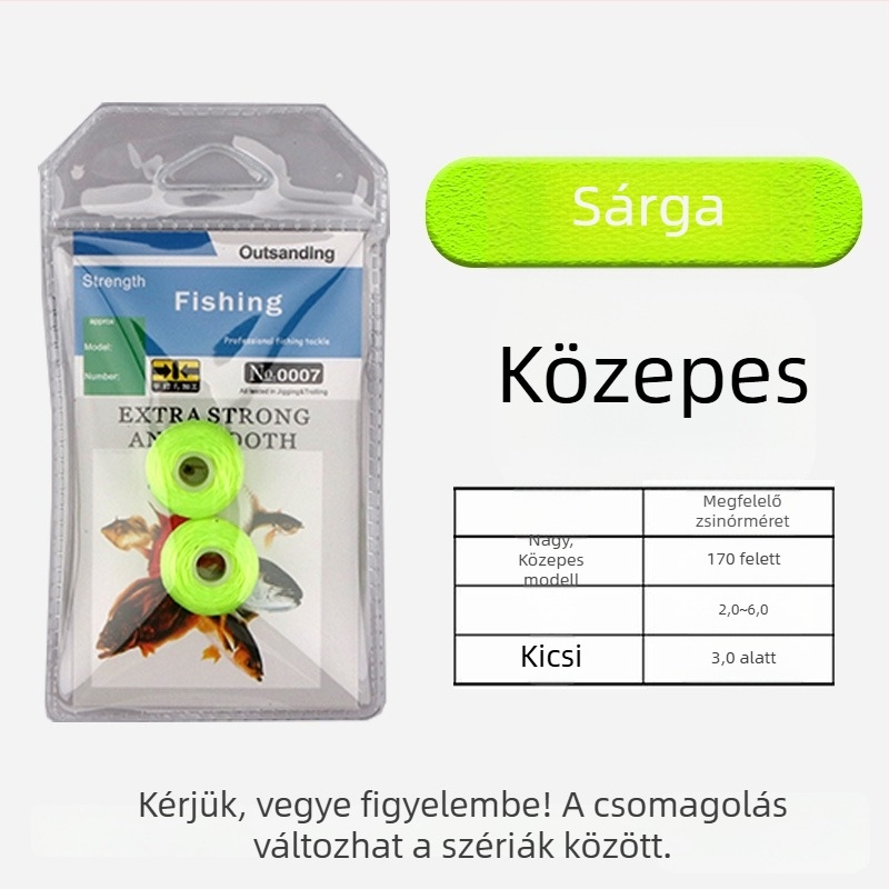 Úszós horgászkiegészítő készlet – (Márka: FISHERBON; Anyag: pamutszál; Eredet: Kína)