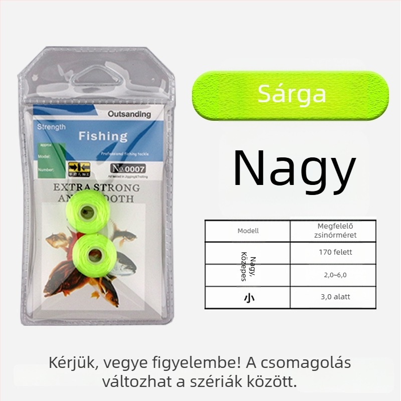 Úszós horgászkiegészítő készlet – (Márka: FISHERBON; Anyag: pamutszál; Eredet: Kína)