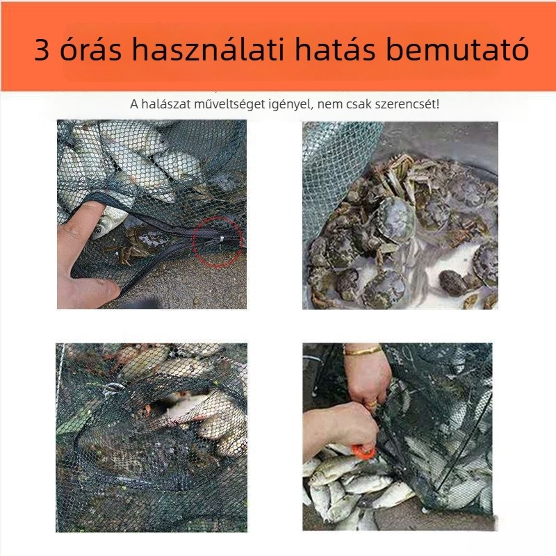 Tai Lane halászati védőháló, összecsukható garnélarák kosár, ernyőháló, selyem anyag
