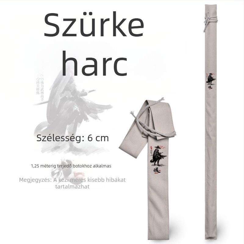 Vászon horgászbot táska, 1,3 m hosszú, nem elasztikus védőtok