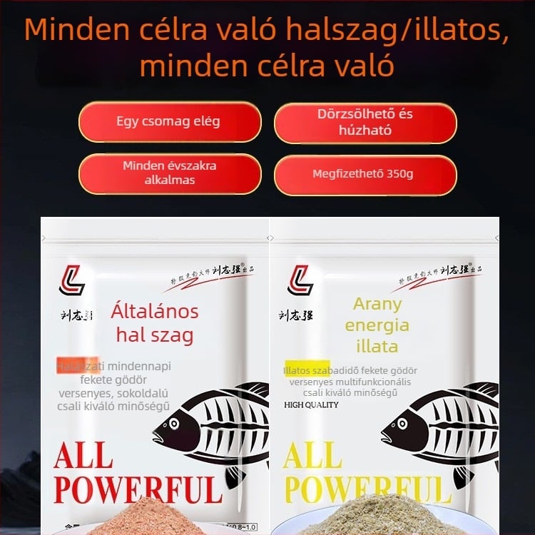 Keszeg etetőanyag – por formában, rezervoárhoz, Liu Zhiqiang