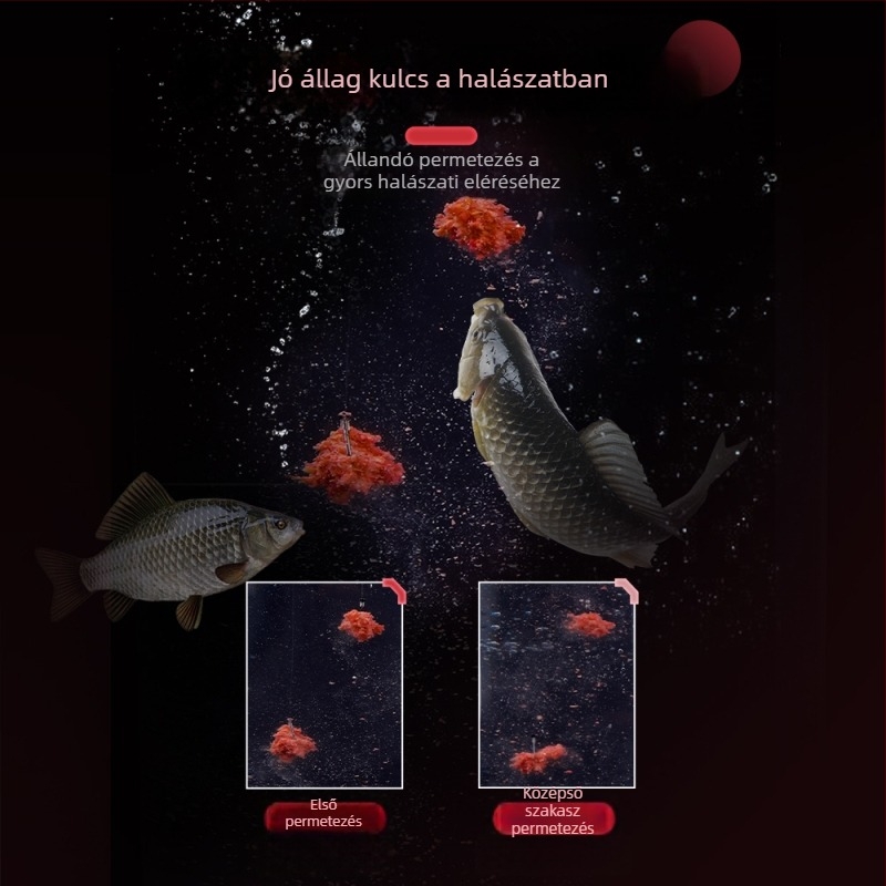 Keszeg etetőanyag – por formában, rezervoárhoz, Liu Zhiqiang