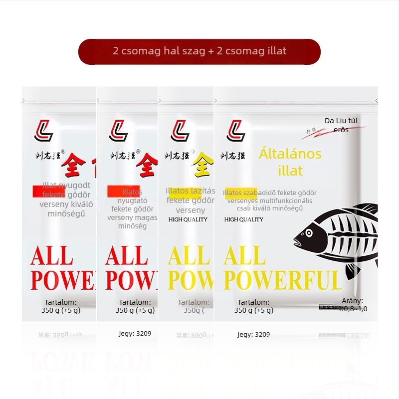 Keszeg etetőanyag – por formában, rezervoárhoz, Liu Zhiqiang