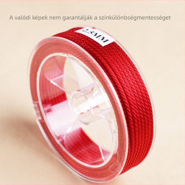 DIY szövött ékszerzsinór, nylon huzal, gépi szövés, eredeti dizájn
