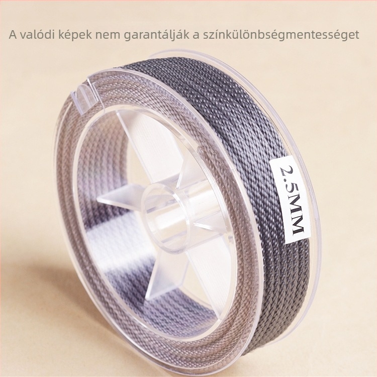 DIY szövött ékszerzsinór, nylon huzal, gépi szövés, eredeti dizájn