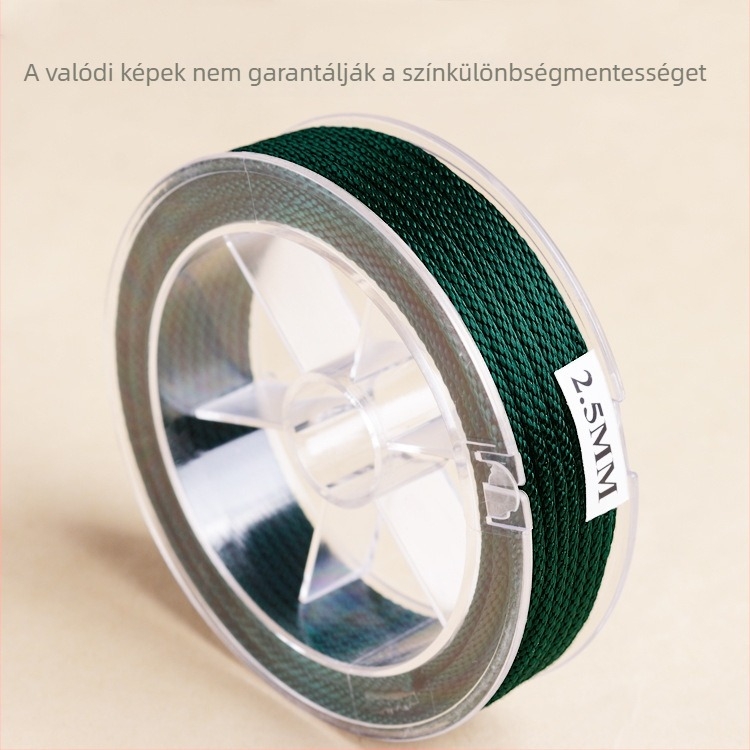 DIY szövött ékszerzsinór, nylon huzal, gépi szövés, eredeti dizájn