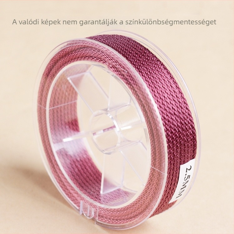 DIY szövött ékszerzsinór, nylon huzal, gépi szövés, eredeti dizájn