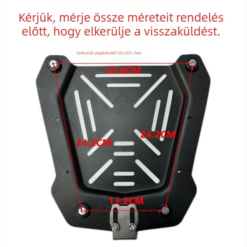 Universális gyorskioldó hátsó csomagtartó telepítő készlet motorkerékpárhoz