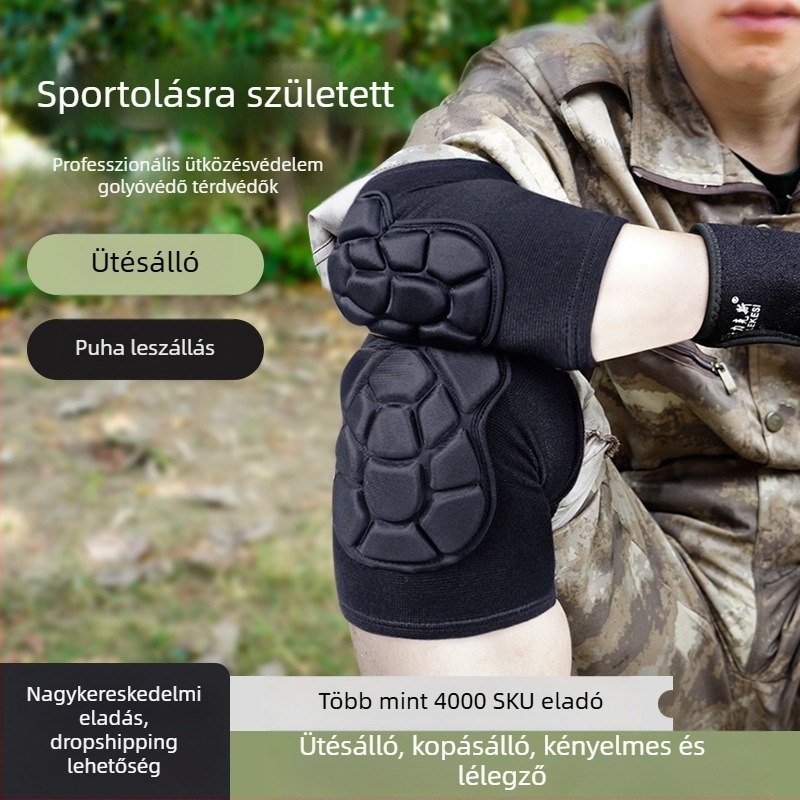 Térd- és könyökvédő készlet – Spandex, felnőttek, kosárlabda, 150 g, doboz 100 db