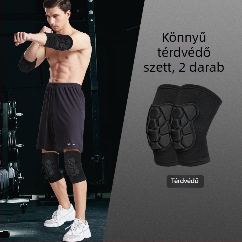 Térd- és könyökvédő készlet – Spandex, felnőttek, kosárlabda, 150 g, doboz 100 db