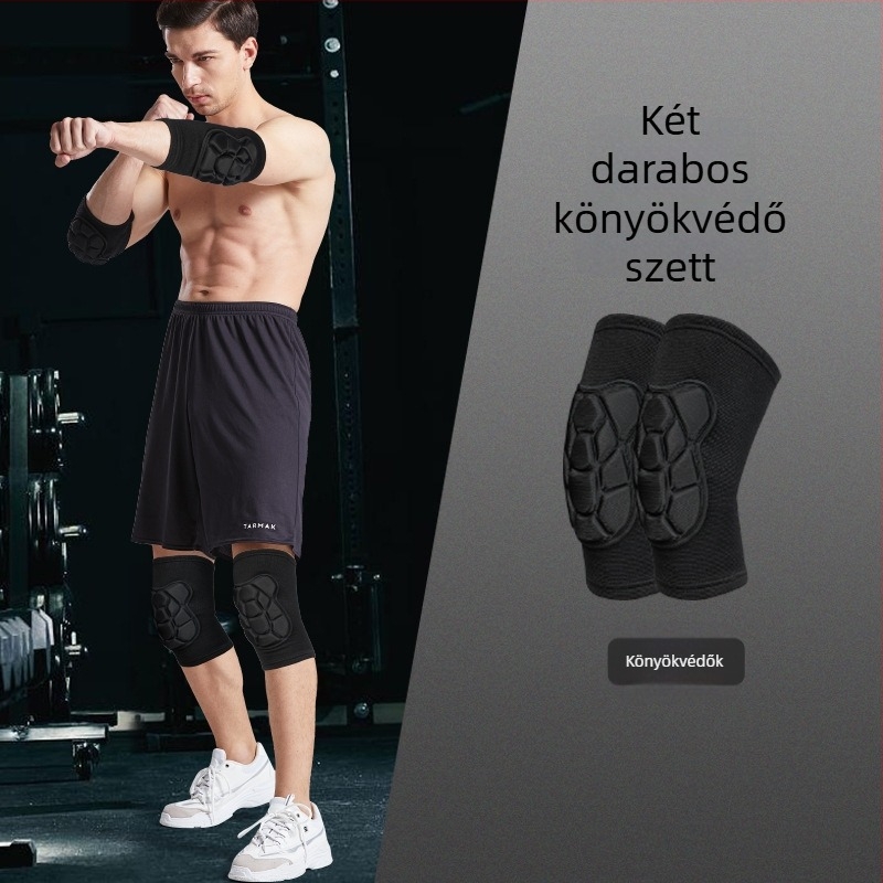 Térd- és könyökvédő készlet – Spandex, felnőttek, kosárlabda, 150 g, doboz 100 db
