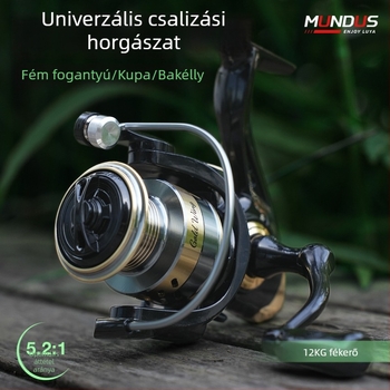 Teljesen fém spinning orsó, 40 darabos csomag, magáncímkézésre alkalmas