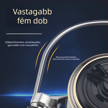 Teljesen fém spinning orsó, 40 darabos csomag, magáncímkézésre alkalmas
