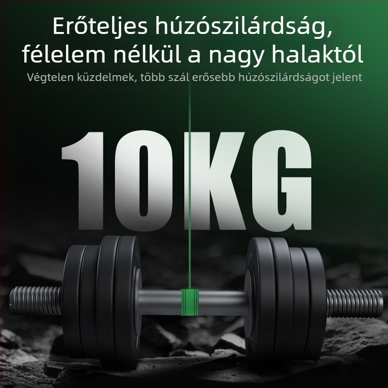 YGR PE Fő horgász damil — süllyedő, karbonmagos maggal, kopásálló, nagy halak számára