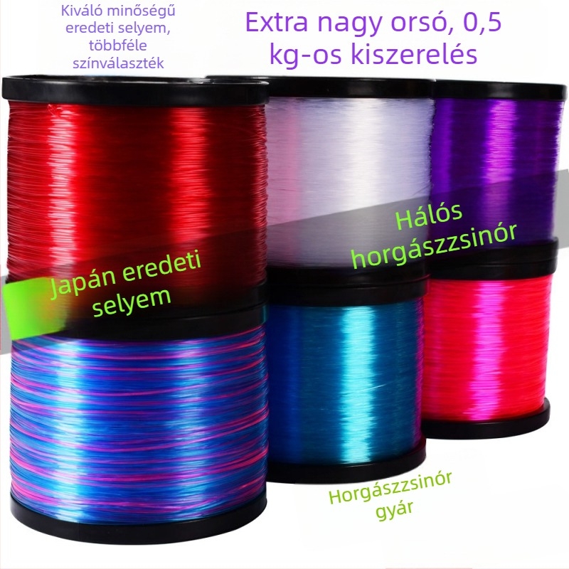 Yaoxin nylon damil horgászathoz, fő damil, kopásálló, 0,5 kg-os csomag