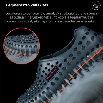 Férfi szandálok - gumitalppal, EVA felsőrésszel, légáteresztő, csúszásmentes, kopásálló