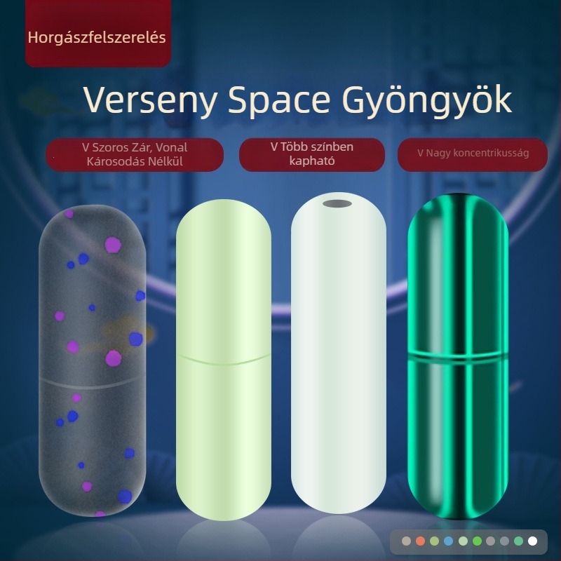 Szilikon anti-gubancolású gyöngyök horgászathoz, megerősítve versenyzésre