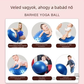 Jóga labda selyemvirág anyaggal, nem felfújható