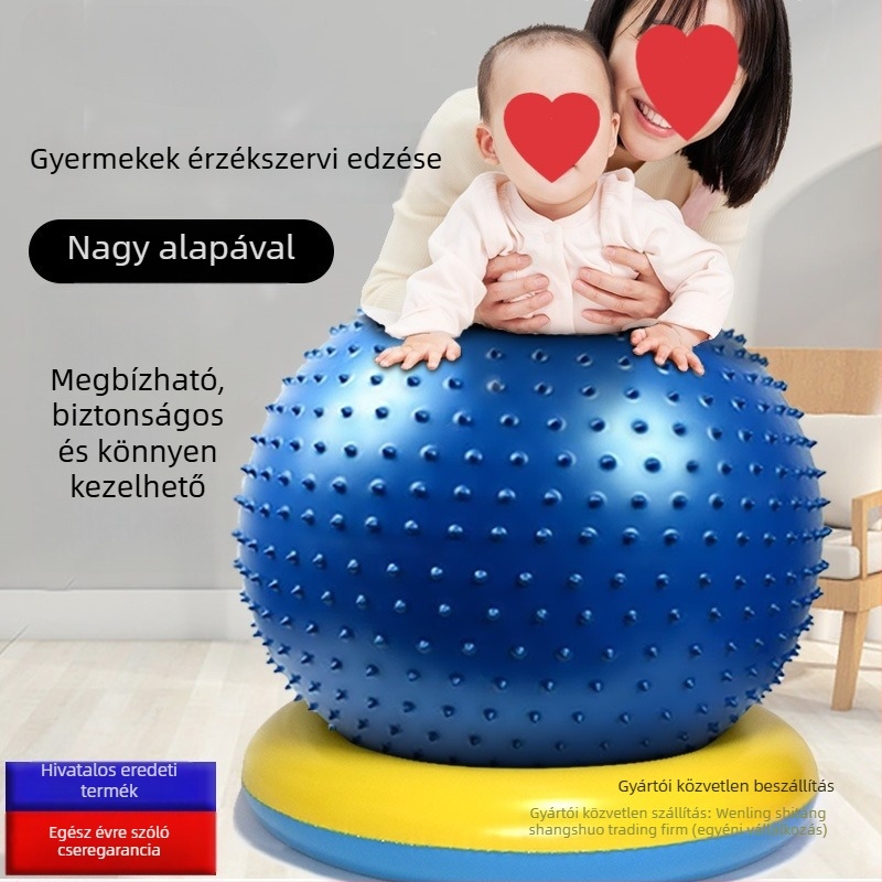 Jóga labda selyemvirág anyaggal, nem felfújható