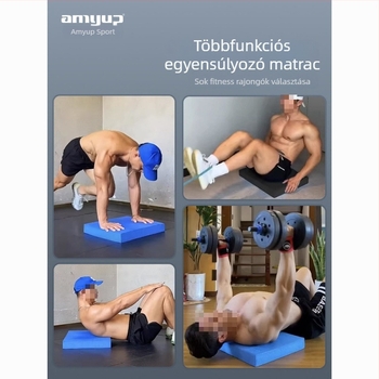 Súlyzós fekvenyomó matrac — EVA, 8 mm, jóga matrac mellkas- és törzs edzéséhez