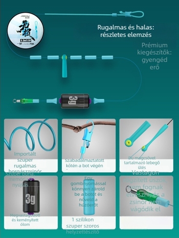 Aohu nylon fő zsinór – 400 db, csomagolva, kiváló szakítószilárdság