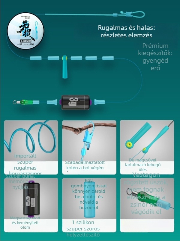 Aohu nylon fő zsinór – 400 db, csomagolva, kiváló szakítószilárdság