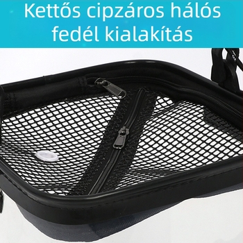 Összecsukható horgász vödör hálófedővel, EVA műanyagból, fogantyúval