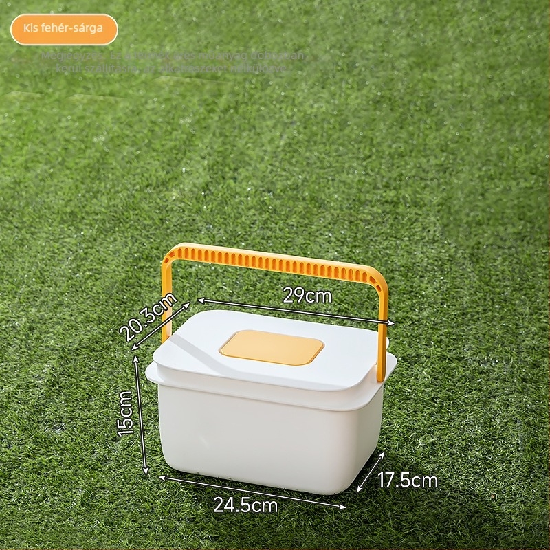 Négyzet alakú kültéri horgászvödör füllel, műanyag víztároló vödör, utazásokhoz és otthoni horgászfelszerelésekhez