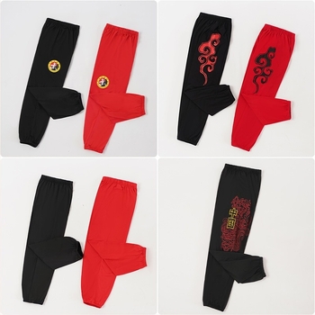 Gyerekeknek szóló harcművészeti nadrág, uniszex, 100% pamut anyagból, pamut bélésével, edzésre és önvédelemre