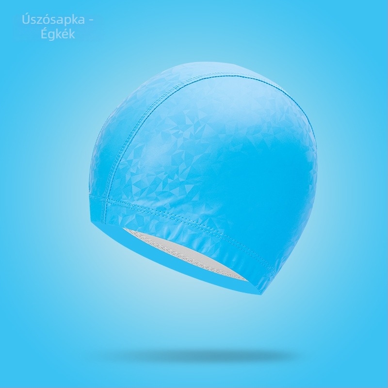 Úszósapka – PVC, egyszínű, felnőtt, úszáshoz és vízben töltött tevékenységekhez (PVC; egyszínű; felnőtt; úszás)