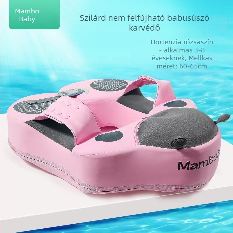 Baba úszógyűrű napvédő kialakítással és borulás elleni védelemmel, PU bevonat és belső PEARL FOAM, nyomtatott mintával