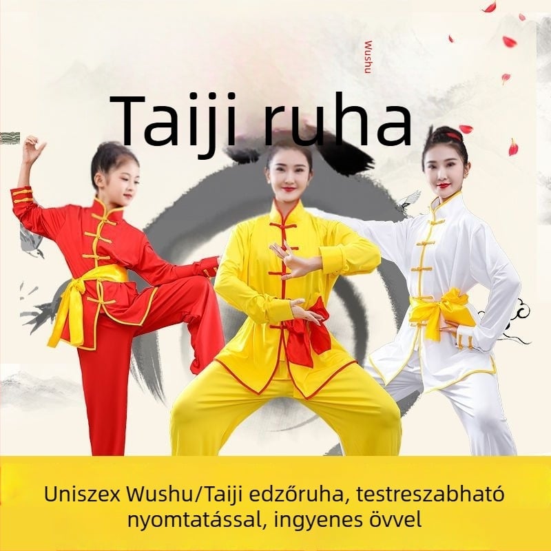 Téli Tai Chi edzésruha fiúknak, kordbársony anyag 91–95% len