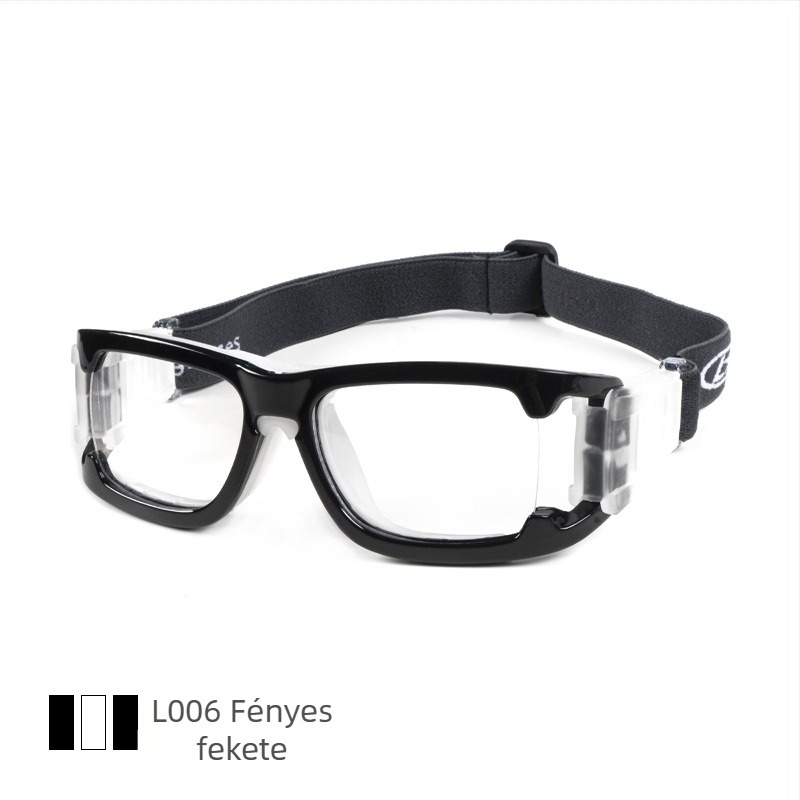 OPOLLY L006 Sport szemüveg, myopia-kompatibilis PC keret, uniszex, cserélhető lencsék, levehető karok