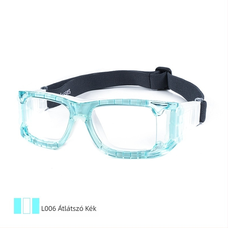 OPOLLY L006 Sport szemüveg, myopia-kompatibilis PC keret, uniszex, cserélhető lencsék, levehető karok