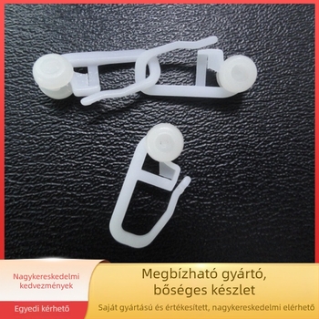 Függönykampók műanyagból, modern minimalista stílus, márka hpg, csomagolás 50 darab